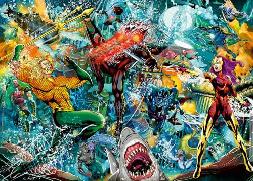 Ravensburger DC Collector's Edition Aquaman 1000 Piece Jigsaw Puzzle for Adults and Kids Age 12 Years Up