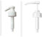 2 Pcs Syrup Pump,Coffee Syrup Pump,Premium Hazelnut Strawberry Sugar Free Caramel Vanilla Syrups Bottle Reusable Plastic Pump Dispenser for Compatible Monin 1 Litre and 700ml Bottles Easy Use (1, A)
