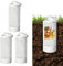 Composteur de ferme creusé, bac à compost enterré d'extérieur pour lits de jardin surélevés et cours, bac de compostage de 7,5 litres, 16 x 16 x 30,5 cm, gobelet de composteur d'extérieur