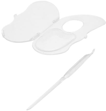 PACKOVE 1set Palette Acrilica Per Makeup Art Di Miscelazione Con Spatola Palette Cosmetica Per Make-up Artist Strumento Essenziale Per Fondotinta e Colori Vibranti