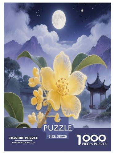 Olivier odorant Puzzle 1000 Pièces Cadeau Unique Jeu Éducatif Challenge Toy À De Qualité Supérieure Peinture Art pour Adultes Et Enfants 38x26cm/1000pcs