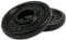 Tunturi Unisex Adult Weight plates Weight Plates - Cast Iron Weight Plates Black 0.50kg, Pair - Black, 1