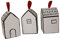 50 Box Form Haus handbemalt Größe 8.5 * 8.5 * 9.5 cm Media-Geschenk Dolce Dekorieren