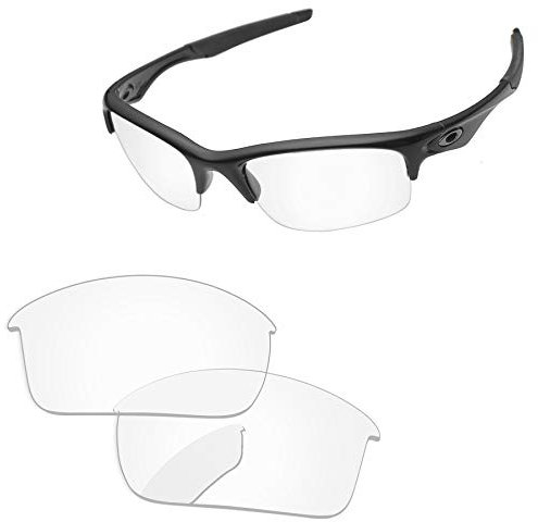 PapaViva Replacement Lenses for Oakley Bottle Rocket OO9164 62mm Sunglass HD Clear Non-polarized