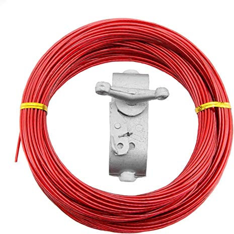 Draht-Spannseil für Pool Planen Ø 2 mm Länge 13 m Spannverschluss Seil-Spanner Drahtseil für Pool-plane Typ 1141