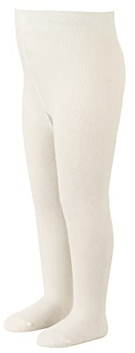 Sterntaler Unisex Baby Strumpfhose Uni Strumpfhose, Ecru, 74