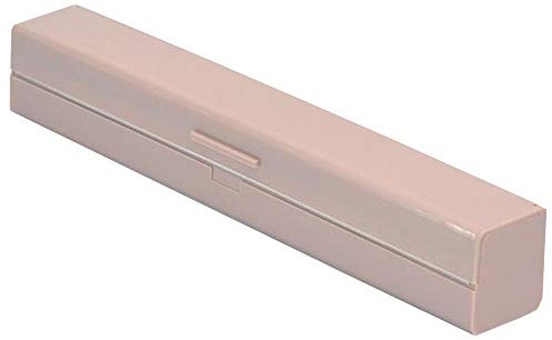 Wrap Dispenser & Cutter, Cling Film Wrap Dispenser, Food Wrap Dispenser, 5 x 5 x 32 cm PP Plastic Wrap Dispenser for Cling Film, Tin Foil, Home Kitchen, Restaurant (Pink)