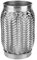 Aigend Flexibles Auspuffrohr, strapazierfähiges Edelstahl-Auspuff-Flexrohr Universal-Auspuffrohr-Mittelschalldämpfer, flexibles Hosenrohr-Flexstück, Drahtgeflecht-Flexschlauch, 76 mm x 150 mm