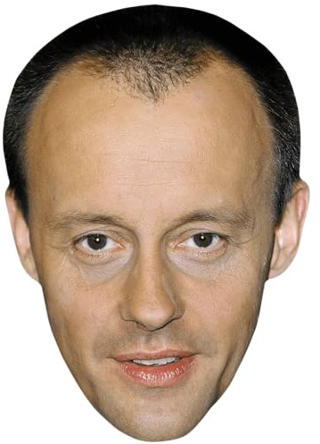 Friedrich Merz (Stubble) Maske aus Karton