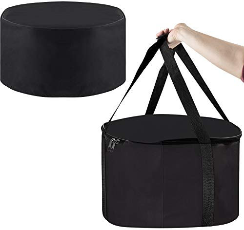 Carry Bag and Cover for Outland Firebowl 863 864 Cypress Outdoor Portable Propane Gas Fire Pit, 21 Inch Dia, Water-Resistant