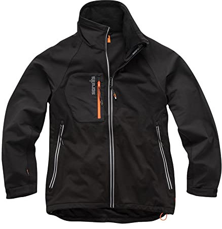 Scruffs Men's Trade Flex Softshell Black Jacket, black, L UK