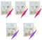3/16 und 1/4 Zoll kieferorthopädische Gummibänder, 500 Stück mittlere 3,5 Unzen Gummibänder Dreadlocks Haarzöpfe Fix Zahnlücke, 5 Packung kostenlose elastische Placer für Zahnspangen
