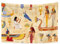 YONGFOTO 150x100cm Antikes Ägypten Wandteppich, Ägyptische Muster Wandteppiche Blauer Vogel Hieroglyphenmuster Traditioneller Holzboot Wandteppich für Wohnzimmer Wohnheim Dekor Sofa Bett Abdeckung