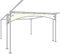 Party Tents Direct Vinyl-Regenrinnen | für Hochglanz-Rahmen-Stil | 122 cm | strapazierfähiges Vinyl | Zelt nicht im Lieferumfang enthalten
