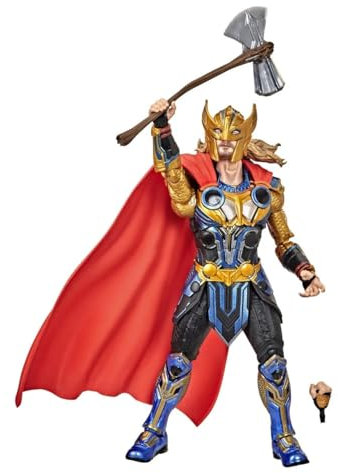 Marvel Thor: Love and Thunder Action Figure, Thor, Cog Series, 6 Inch, Avengers, Tabletop Play