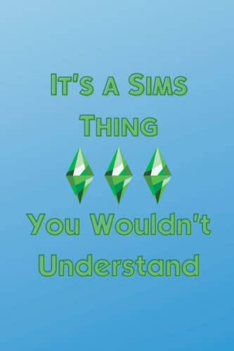 Sims 4 Paper Notebook - Blue: Ruled line paper notebook