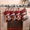 Ailgely Medias de Navidad 4 Piezas, Grande Personalizadas Calcetines de Navidad de Chimenea Colgante, Medias de Regalo de Saco de Navidad Decoración Navideña