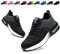Bawalon Arbeitsschuhe Leicht Herren Sicherheitsschuhe Damen rutschfest Sportlich Stahlkappenschuhe Atmungsaktiv mit Stahlkappe Arbeitsschutzschuhe Grau EU 40