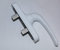 Tirador Cremonese universal apertura interior para puertas ventanas de aluminio (blanco)