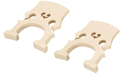 sourcing map 4/4 Cello Bridge Maple Wood for 4/4 Cello Replacement Instrument Parts Pack of 2