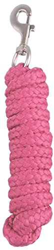 ARBO-INOX - Anbindestrick - für Halfter - 2 Meter - mit Karabiner - 13 Farben (Flamingo Pink)