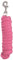 ARBO-INOX - Anbindestrick - für Halfter - 2 Meter - mit Karabiner - 13 Farben (Flamingo Pink)