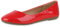 VAN HILL Damen Klassische Ballerinas Flache Freizeit Schuhe Elegante Slip Ons Lack Slippers Leder-Optik Schlupfschuhe 211180 Rot Lack 39