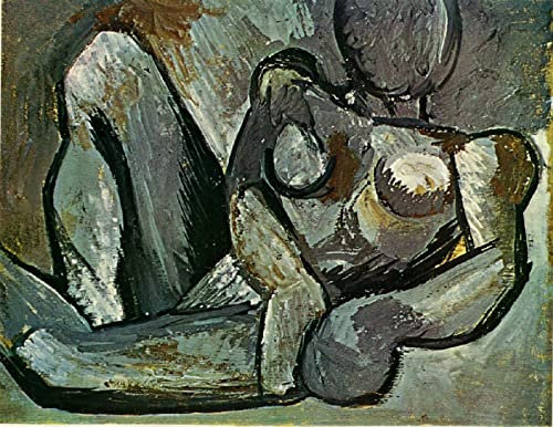 Pablo Picasso Liegender Akt Malen nach Zahlen für Erwachsene und Kinder DIY Ölgemälde Kits Leinwand Geschenk