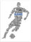 Deqosy Personalisierbarer Fußballspieler Premiumposter, Fussball Poster personalisiert, Geburtstagsgeschenk für Fußballer, fussball geschenke jungen (Poster)