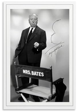 ALFRED HITCHCOCK PSYCHO AUTOGRAPH SIGNED Poster Dekorative Malerei Leinwand Wandkunst Wohnzimmer Poster Schlafzimmer Malerei, Leinwand Kunst Poster Und Wandkunst Bilddruck Moderne Familienzimmer Dekor