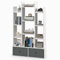 GYMAX Libreria con Cassetto e 7 Ripiani per Libri, Libreria a Forma di Albero per Soggiorno Camera Studio Ufficio (80 x 24 x 132 cm, BIANCO)