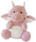 Luwecf Drache Stofftier Plüschtier, Drache Plüschspielzeug mit Flügel, Weiche Cartoon Fliegende Drachenkissenpue Geschenke für Baby, Rosa