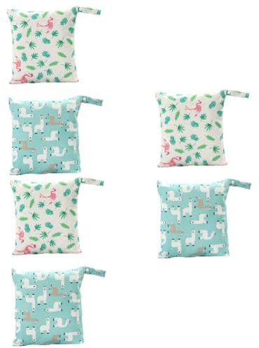 Vaguelly 6stücke Tragbare Wickeltaschen-organizer Stoffwindel Aufbewahrungstaschen Für Leichte Wickelrucksäcke Für Nasse Und Trockene Windeln Praktische Aufbewahrungslösungen Für