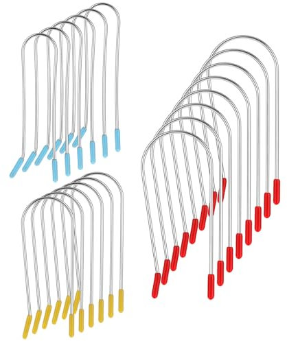 YUXIANLB Hot Rollers Lockenwickler Ersatzset 20 Stück Hot Curler Clips für elektrische Lockenwickler passend für Hot Rollers Lockenwickler mit 3 Größen (1¼, 1, ¾)