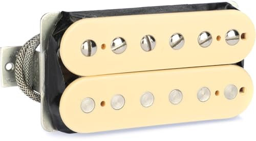 DiMarzio DP 308Z PAF 57 Neck Humbucker, E-Gitarren Tonabnehmer, Altweiß