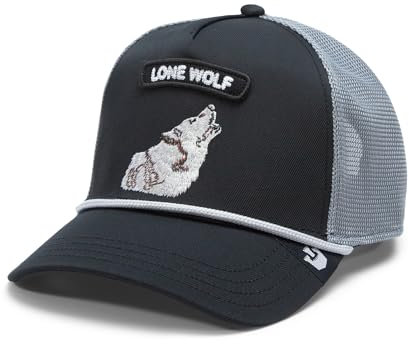 Goorin Bros. Trucker Cap GB2 Wolf Black Schwarz Grau, Size:OneSize