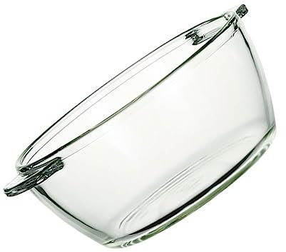 COLLBATH 1pc Klare Glas Schüsseln Mit Griff Haushalt Nudel Rühren Schüssel (transparent)