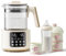 Scaldabiberon, Bollitore Elettrico per Bambini da 600 W, Scalda Latte Istantaneo, Vaporizzatore Multifunzione per Biberon, Controllo della Temperatura, Scongelamento/Latte Materno/Latte Formulato