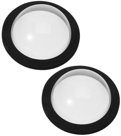 Yardwe 2 Stück Schwimmende Teichabdeckung Fischkuppel Transparent Acryl Kleine Teichdekoration Garten Teichzubehör Für Fischbeobachtung Draußen