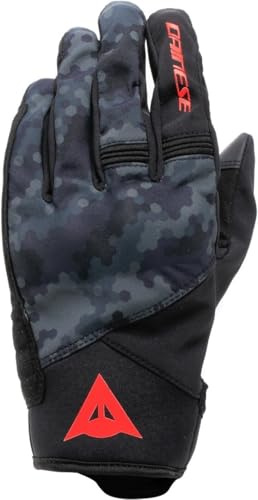 Dainese Intrepyd Camo Motorrad Handschuhe, schwarz/grau, S
