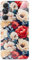 ONEFLOW Flower Cover für Samsung Galaxy S20 FE/FE 5G Hülle in Floral Optik, Blumen Designer Case Handy Schutzhülle mit Kameraschutz, Hardcase dünne Handyhülle Blumenmuster, Weiß Rot