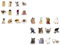 Imanes Nevera Divertidos, 24 Piezas Animale Imanes de Refrigerador, Decoración Magnética, Animales Imanes, Flexible y Reutilizable, para Refrigeradores,Pizarras Blancas,Cocinas y Oficinas