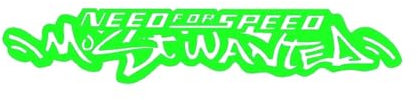 Adesivo decorativo per auto con scritta in lingua inglese Need for Speed Most Wanted (lingua italiana non garantita)