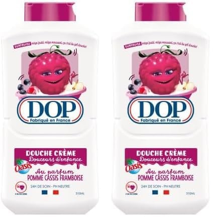 DOP Douche crème au parfum Pomme Cassis Framboise 310ml (Lot de 2)