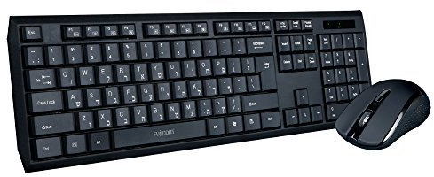 Fujicom Hebrew Keyboard Wireless Mouse Combo Hebrew / English Alphabet Built-in LCD Status Dashboard Sleek Design Seamless Typing