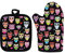 HUGS IDEA Gants de cuisine, longs gants de cuisine pour four à pizza, four à pizza, barbecue, barbecue et micro-ondes Motif chouette et oiseau