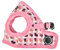 Puppia Brustgeschirr für kleine und mittelgroße Hunde - Arden Harness B - verstellbar und komfortabel, Pink