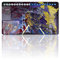 Four leaves Brettspiel Digimon Spielmatten + Gift Free Bag,TCG Card Game Table Mat Größe 60X35CM Mouse Pad Kompatibel Mit MTG TCG Digimon with Card Zones (487460), 20220823