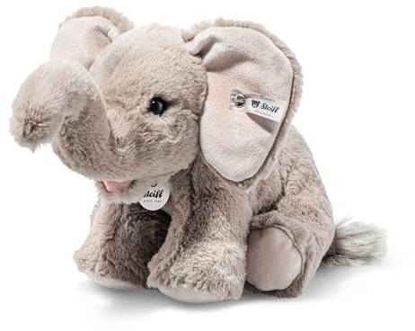 Steiff Teddies for Tomorrow éléphant Edie - 065163 - Gris Clair - 24 cm