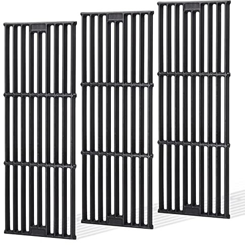 Criditpid Grillroste Ersatz für Char Griller 5050, 5650, 2121, 3001, 5072, 2123, 3072, 2828, 3030, 4000, King Griller 3008 5252, 19 3/4 Zoll Gusseisen Grillrost für Chargriller Duo 5050 Teile